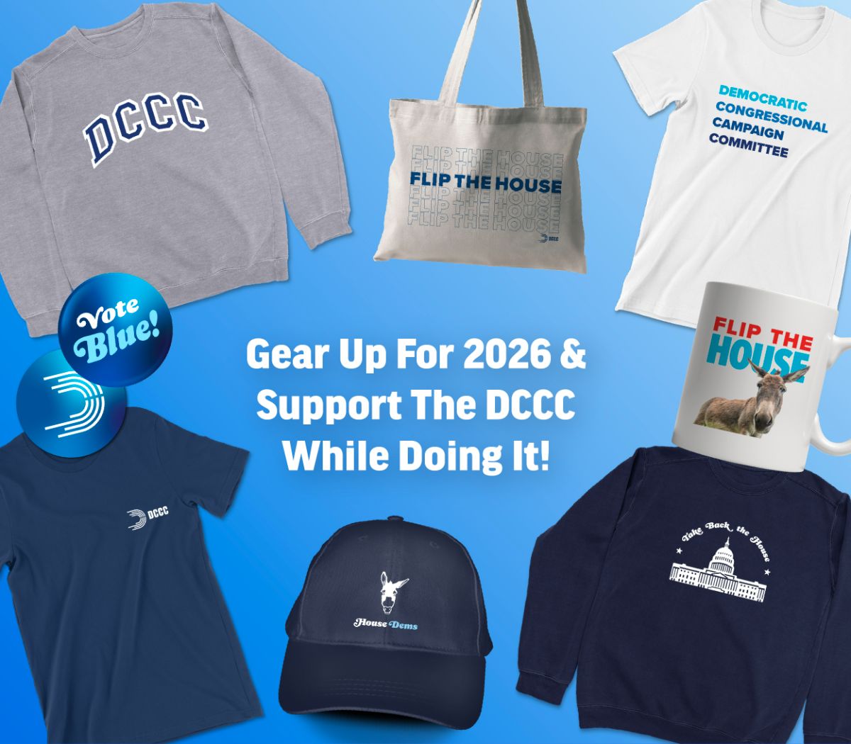 Gear up for 2026 and support the DCCC while doing it.