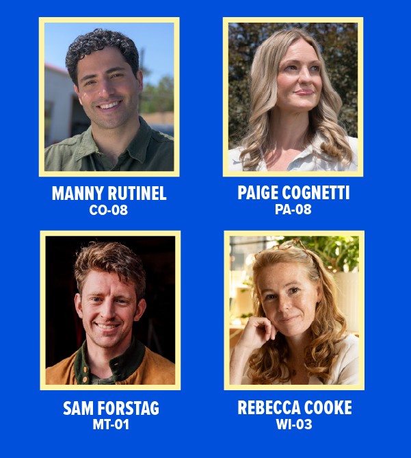 Manny Rutinel, Paige Cognetti, Sam Forstag, and Rebecca Cooke